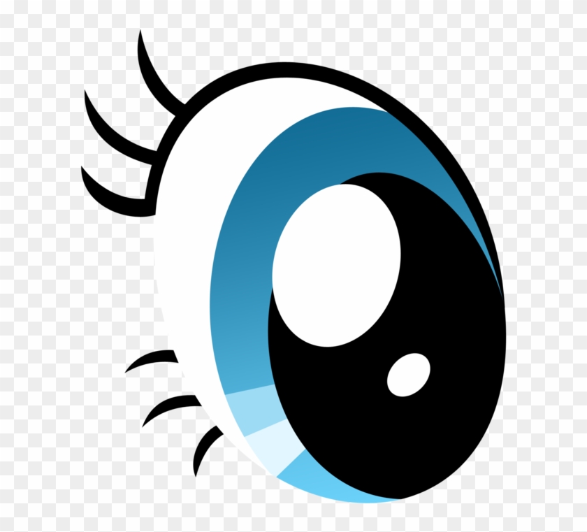 Clip Freeuse Library Blue Eyes Closed Eye Google Pencil - Pinkie Pie Eye - Png Download