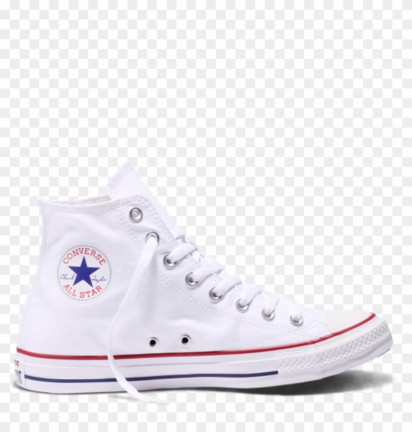 Converse Png - White High Top Converse Transparent Clipart