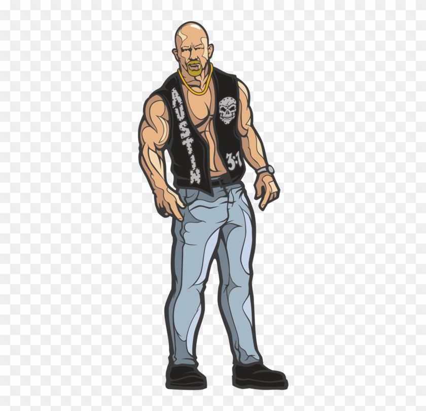Steve Austin Clipart Stone Cold - Stone Cold Steve Austin Cartoon - Png Download