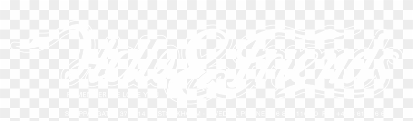 Hello And Friends Logo Black And White - Twitter White Icon Png Clipart #1048124