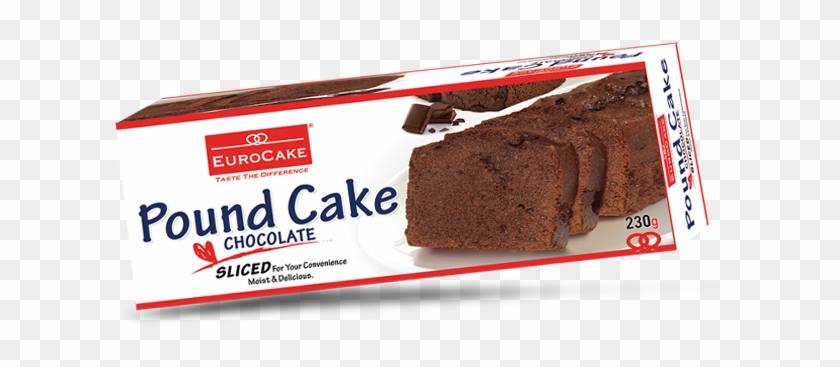 Eurocake Sliced Pound Cake Chocolate - Chocolate Clipart