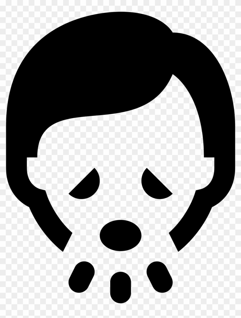 Cold Clipart Cold Cough - 사람 머리 Png Transparent Png