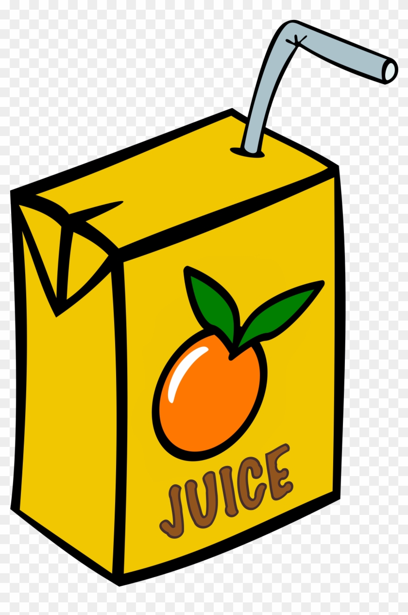1528906718 Clipart Of Orange Juice - Clip Art Orange Juice Box - Png Download