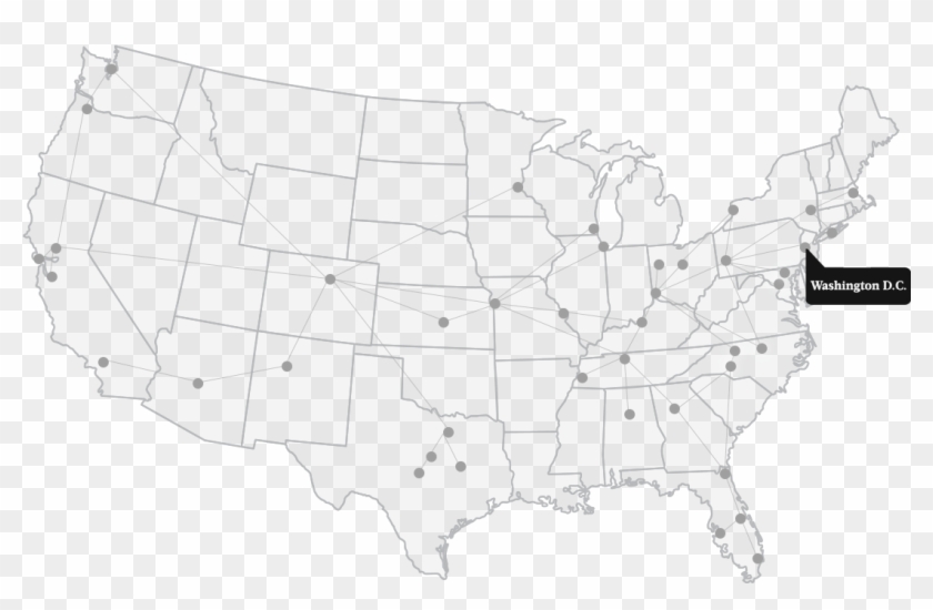 Acbj Usa Map Washington Dc - United States Map Clipart