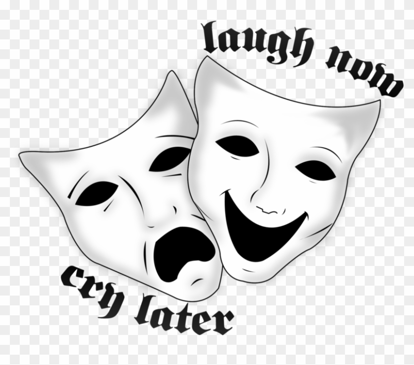 Laugh And Cry Png - Laugh Now Cry Later Symbol Clipart