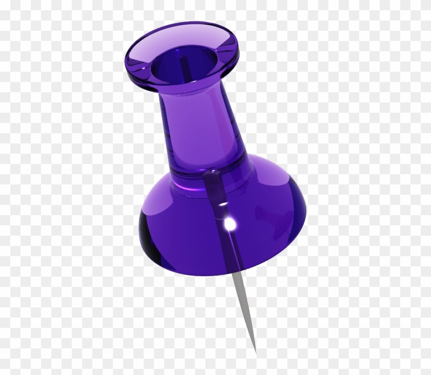 Purple Push Pin Png Clipart #1049669