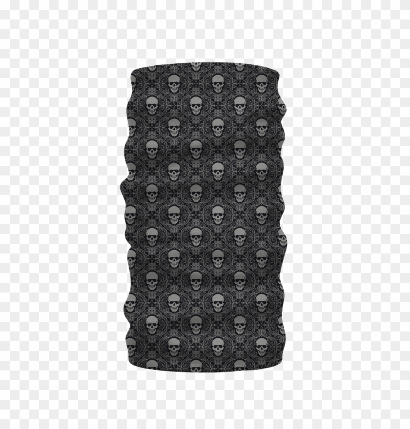 Black Skull ﻿neck Warmer Morf Scarf - Patchwork Clipart