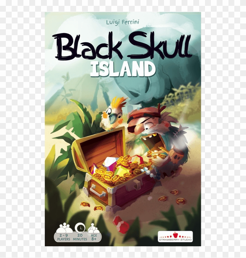 Black Skull Island - Black Skull Island Board Game Clipart #1049926