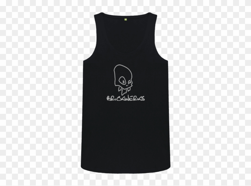 Ladies Black Skull Vest Thingy - Vest Clipart