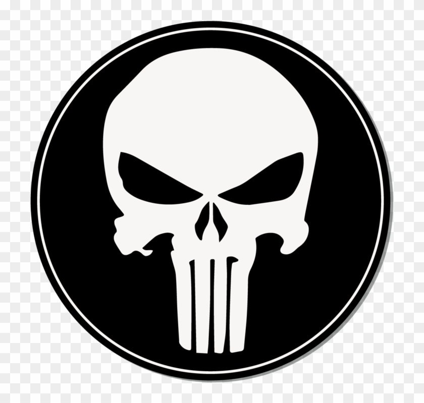 Punisher Drink Coaster - Thomas Jane Punisher Skull Clipart #1050381