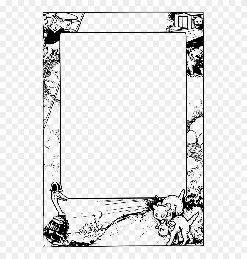 Medium Image - Kittens Frame Clipart #1050508
