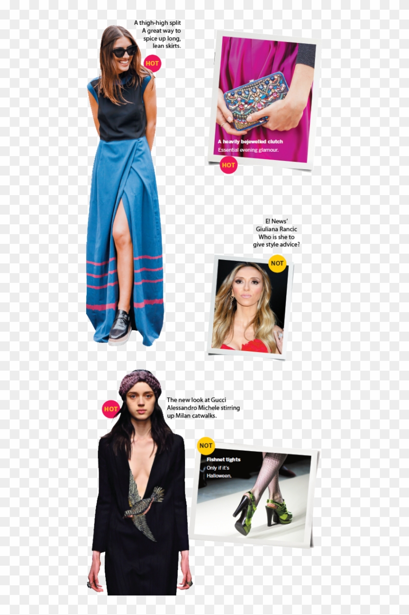 Amp It Up With A Thigh-high Split, But Ditch The Fishnet - Girl Clipart