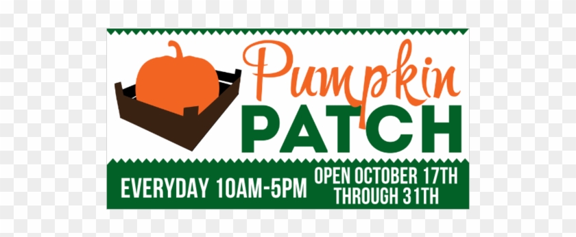 Blank Pumpkin Patch Vinyl Banner Clipart #1050916