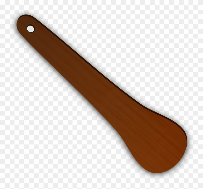 Scraper Spatula Spoon - Sendok Kayu Vector Clipart