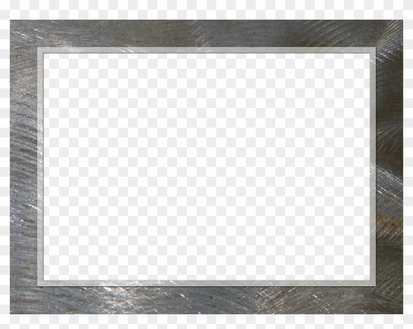Rectangle - Silver Frame Transparent Background Clipart #1051017