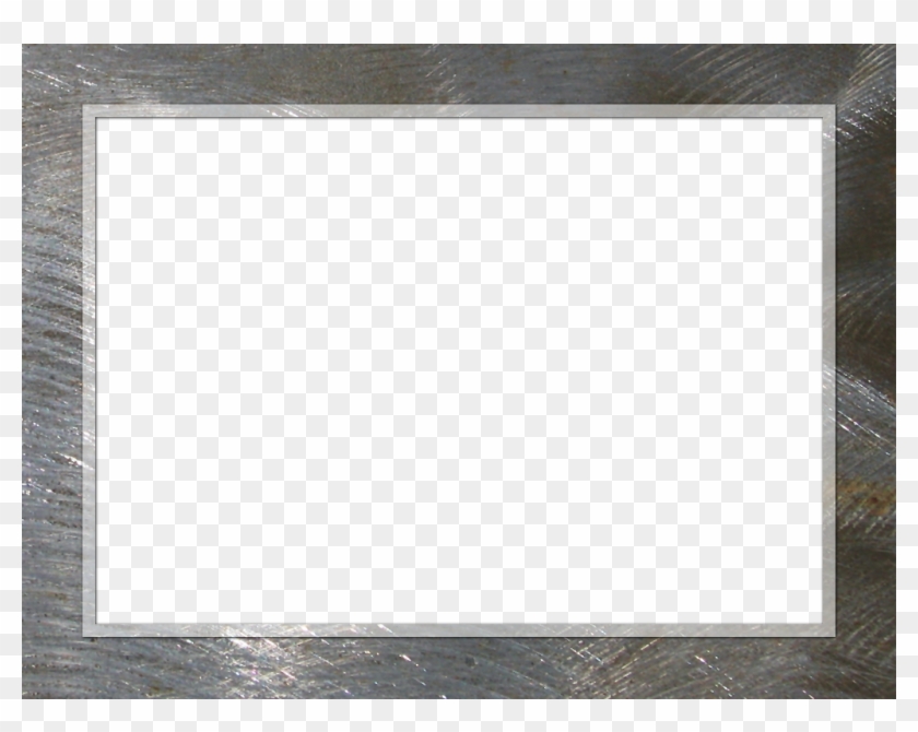 Rectangle - Silver Frame Transparent Background Clipart