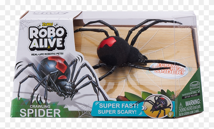 Robo Alive Crawling Spider - Robo Alive Spin Clipart #1051404
