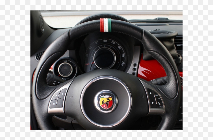 Leather Top Centre Marker For Steering Wheel Clipart