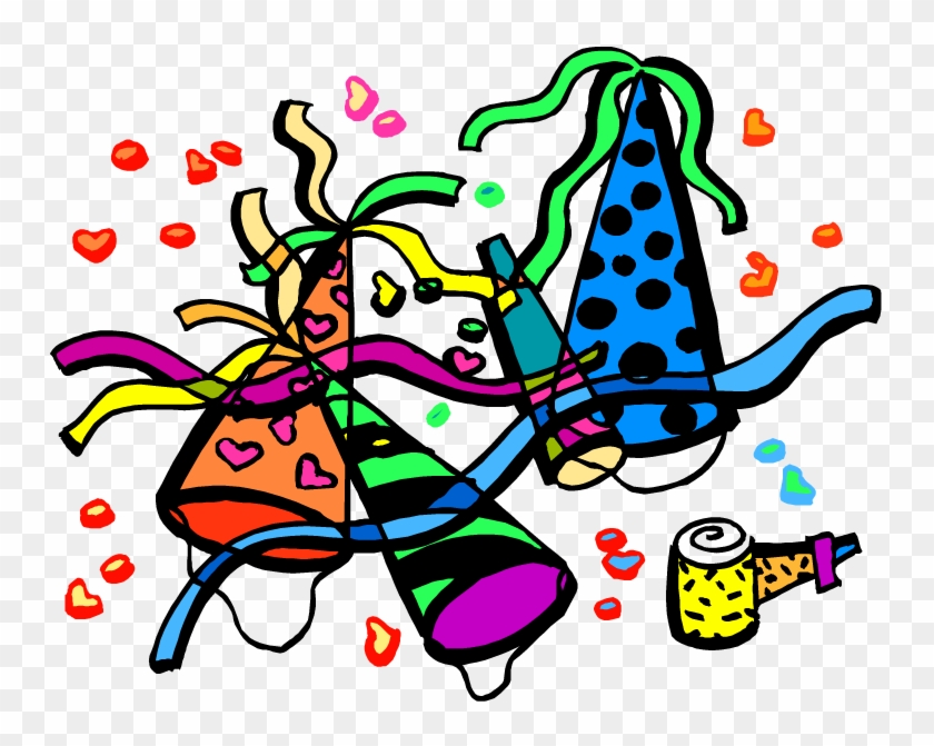 January Clip Art Image - Party Cartoon - Png Download