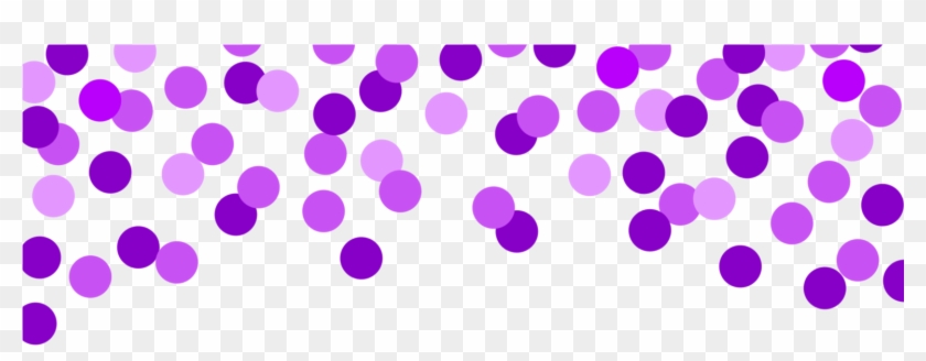 Confetti Clipart Header - Pink And Purple Confetti Png Transparent Png #1051493