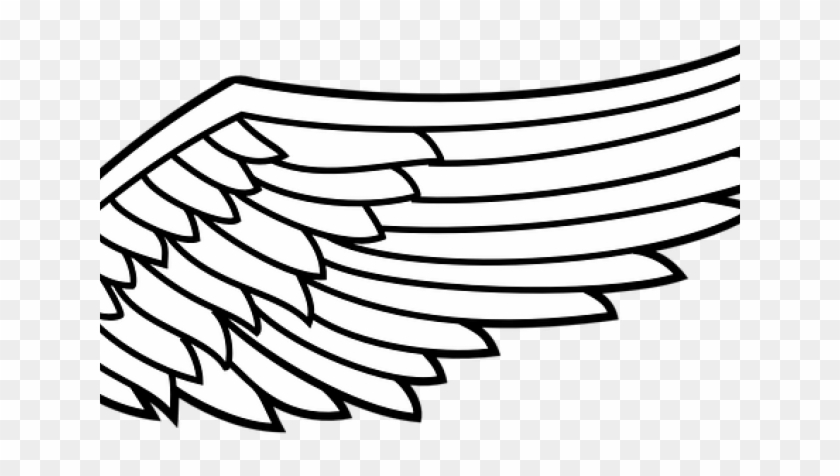 Right Clipart Angel Wing - Clip Art - Png Download