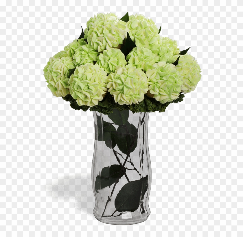 Bouquet Cupcakes White And Blue Clipart