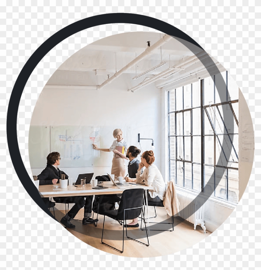 Woman At Board - Arch Clipart