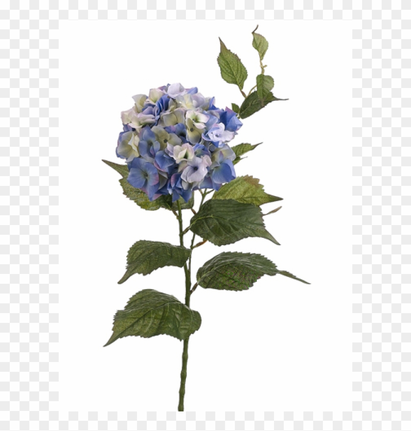 34" Hydrangea Spray X2 Blue - Bouquet Clipart #1052570
