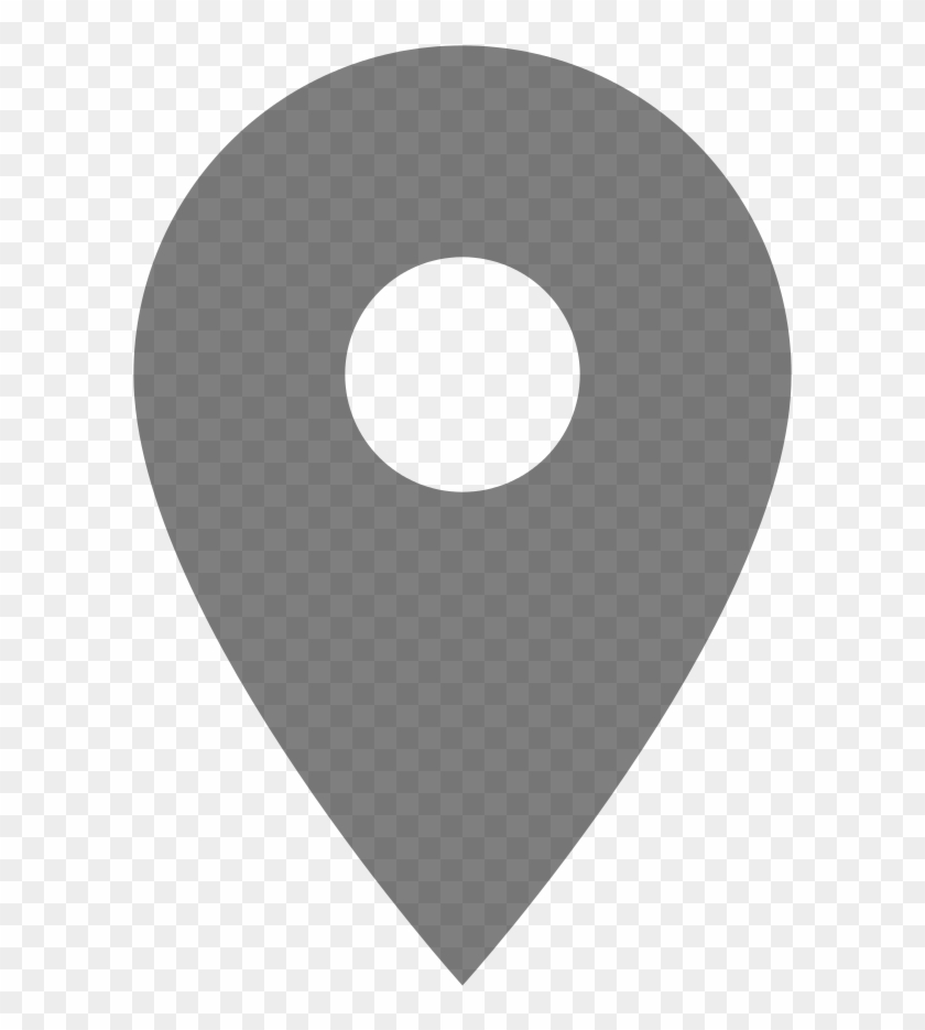 Location - Address Icon Grey Png Clipart #1052624