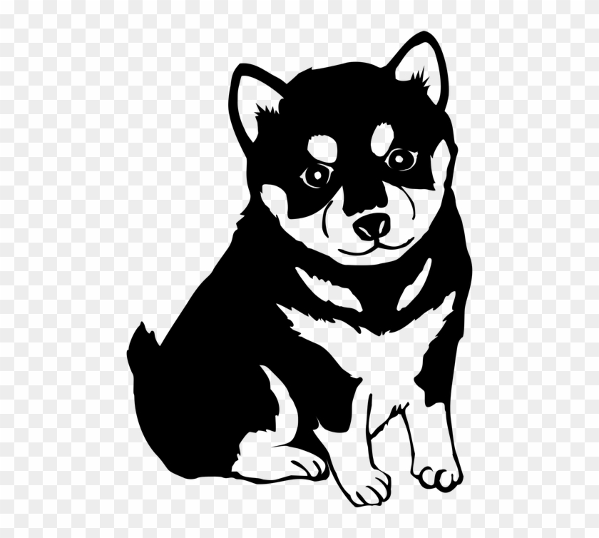 Shiba Inu, Dog, Puppy, Cute, Japan - Shiba Inu Dog Silhouette Clipart