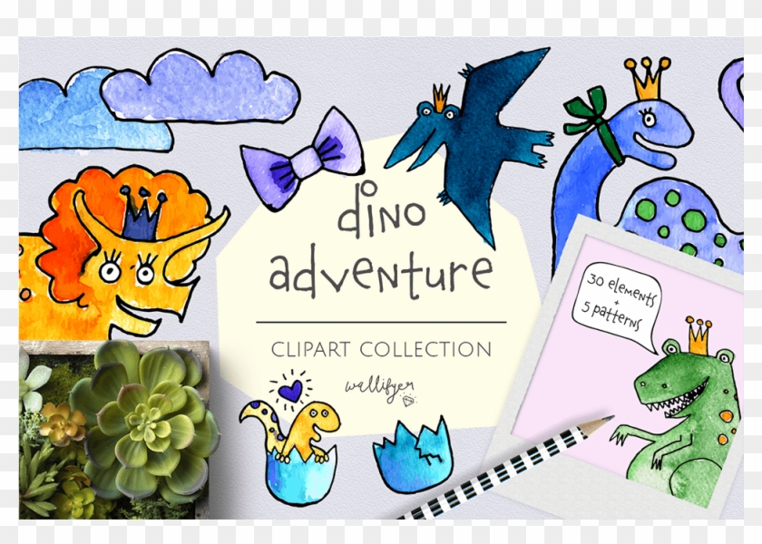 Dinosaur Clipart By Wallifyer 1 - Cartoon - Png Download