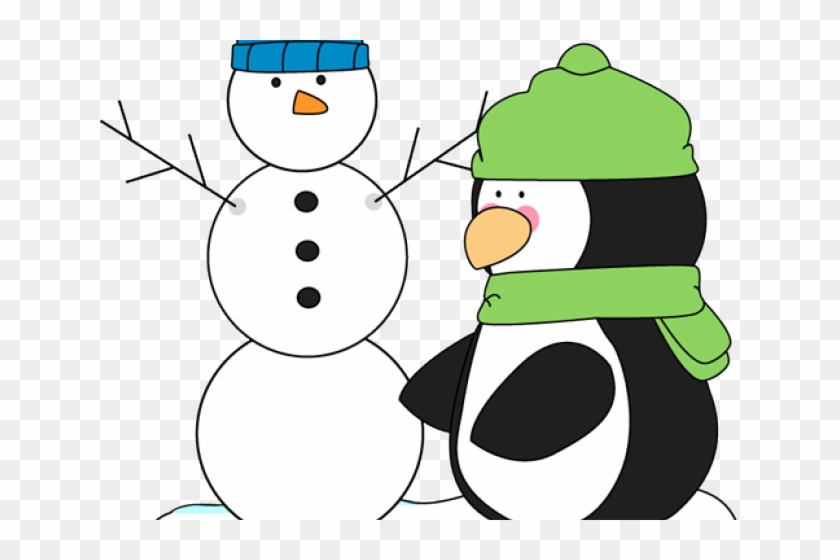Snowman Clipart Penguin - Free Winter Clip Art - Png Download #1053504