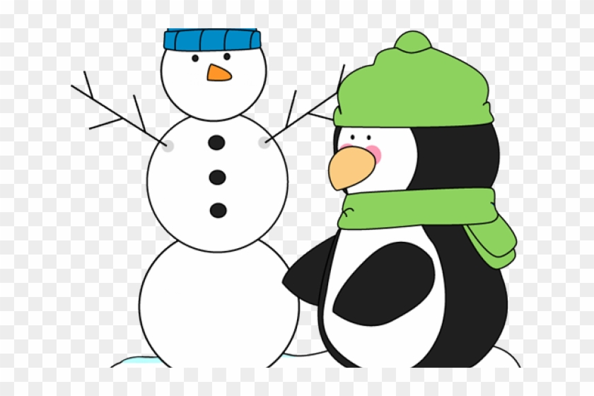 Snowman Clipart Penguin - Free Winter Clip Art - Png Download