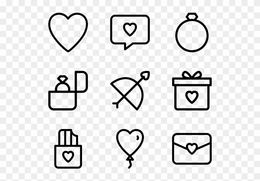 Romance - Phone Email Icon Png Clipart #1053945