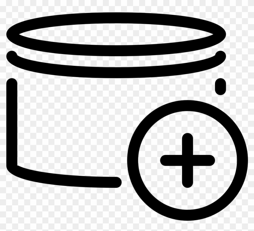 Cloud Database Plus - Icon Clipart