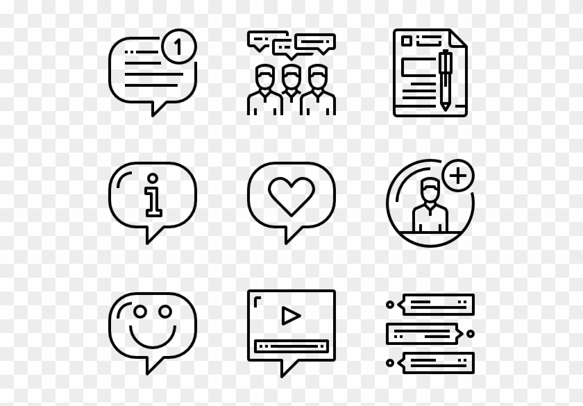 Social Media - Craft Icons Clipart