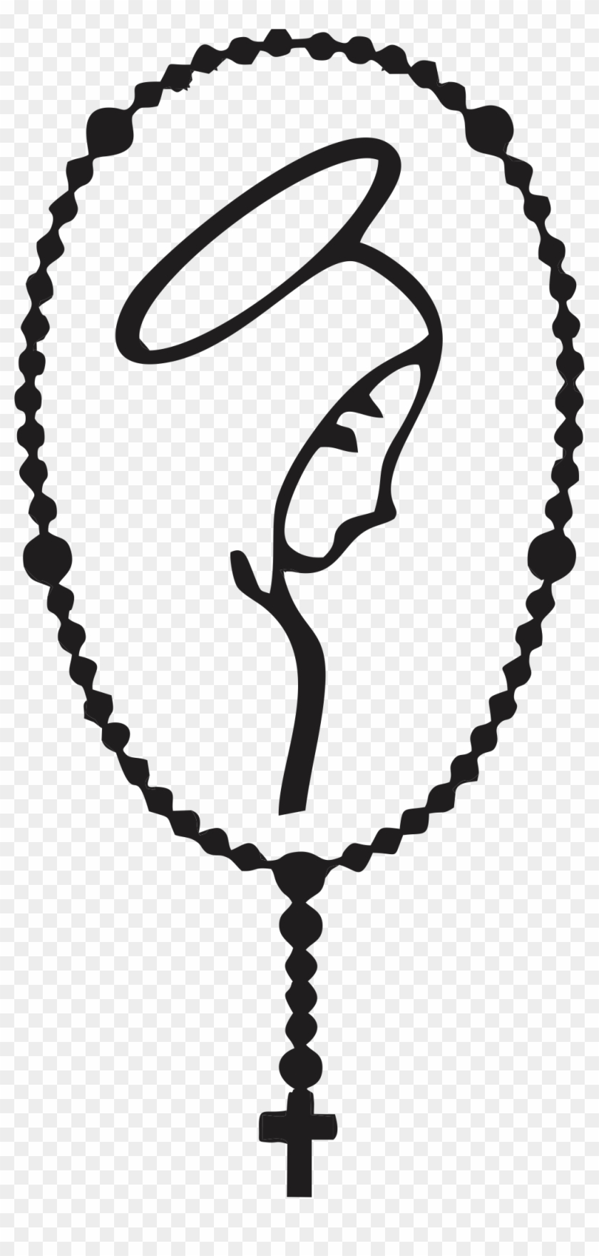 Dibujo Virgen Del Rosario Clipart