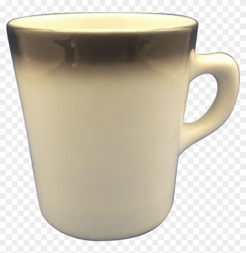 Restaurant Ware Mug Black Fade Ombre Rim - Mug Clipart