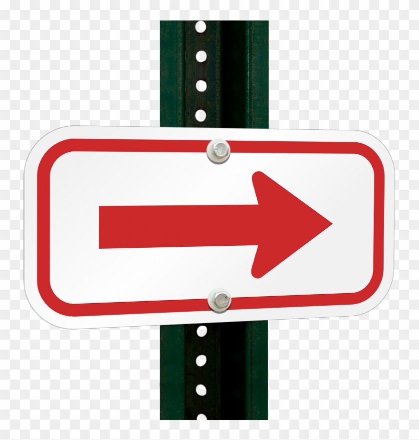 Arrow Sign - Seta De Transito Png Clipart