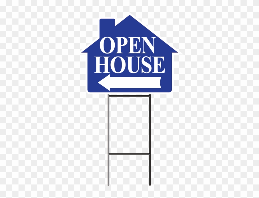Open House W/frame - Open House Sign Clipart #1055453
