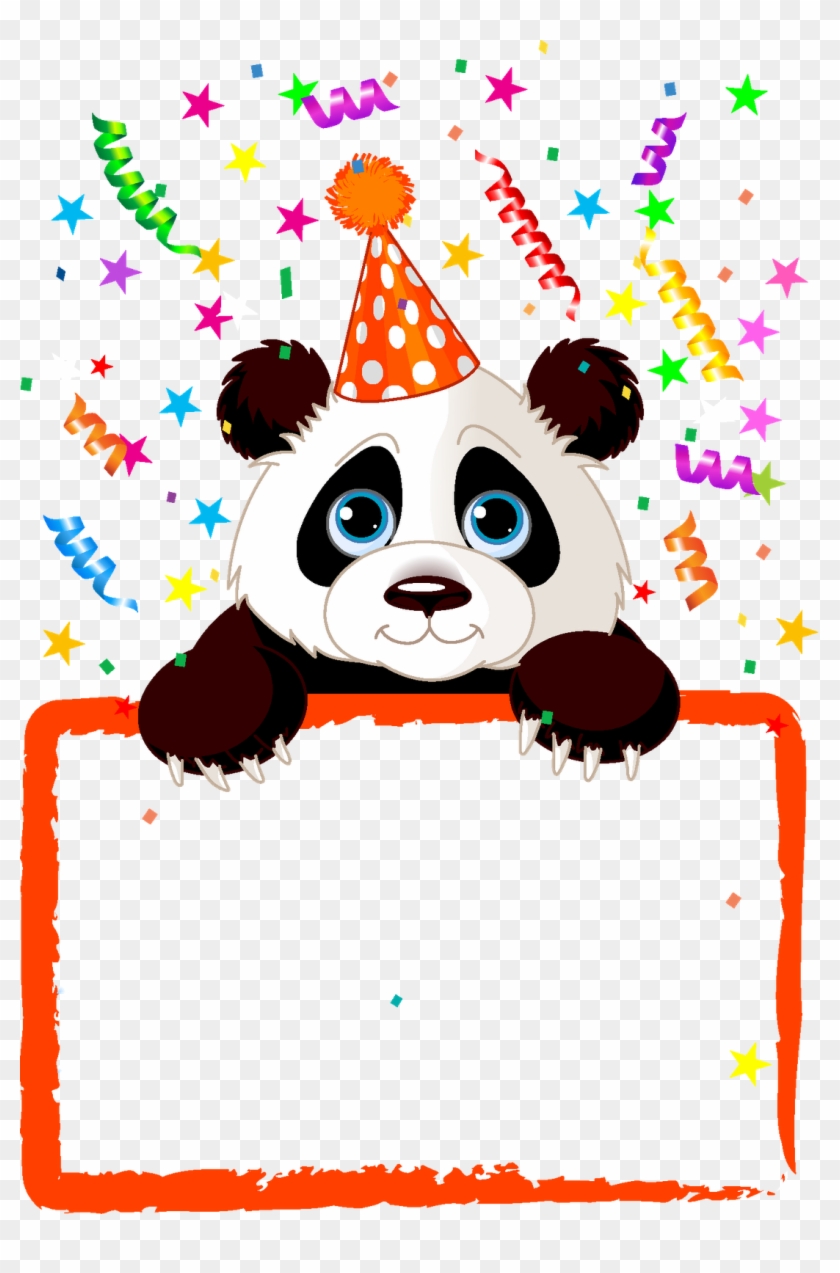 Publicado Por Aracely En - Birthday Panda Clipart - Png Download