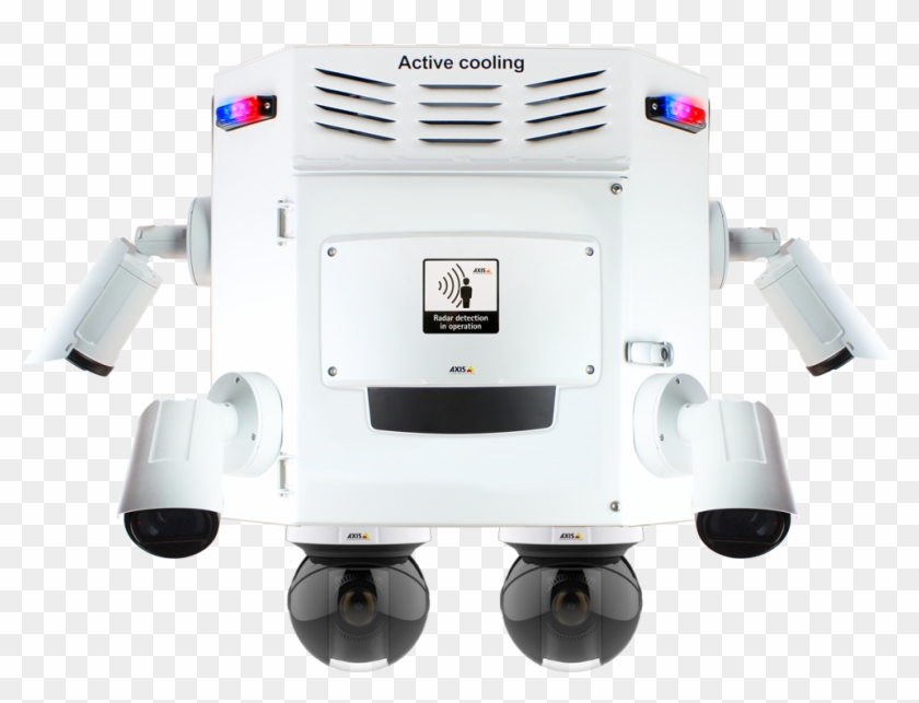 Dotworkz 2019 Bob Bi-ocular Box Dual Security Camera - Robot Clipart #1055858