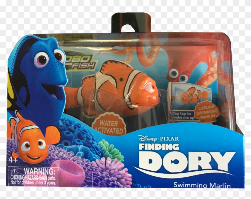 Swimming Marlin Robo Fish - Finding Dory Swimming Nemo Clipart #1056383