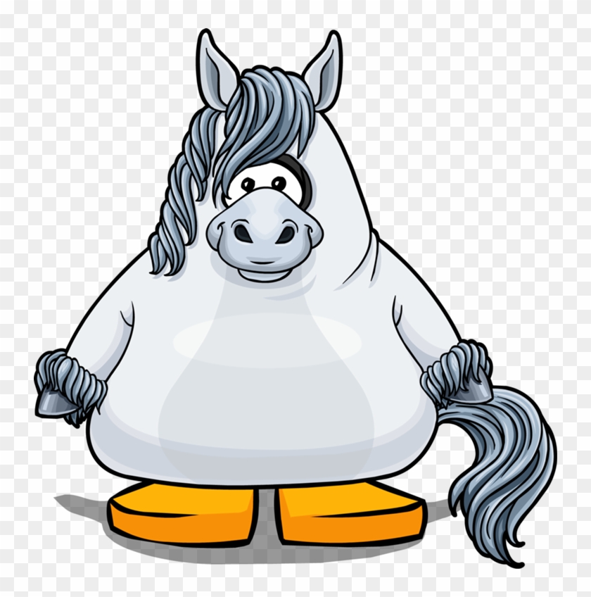 Unicorn Costume Pc - Club Penguin Characters Png Clipart
