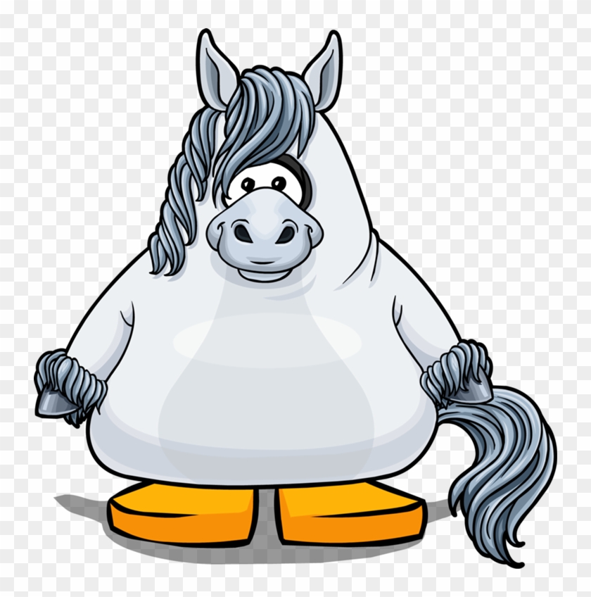 Unicorn Costume Pc - Club Penguin Characters Png Clipart #1056420
