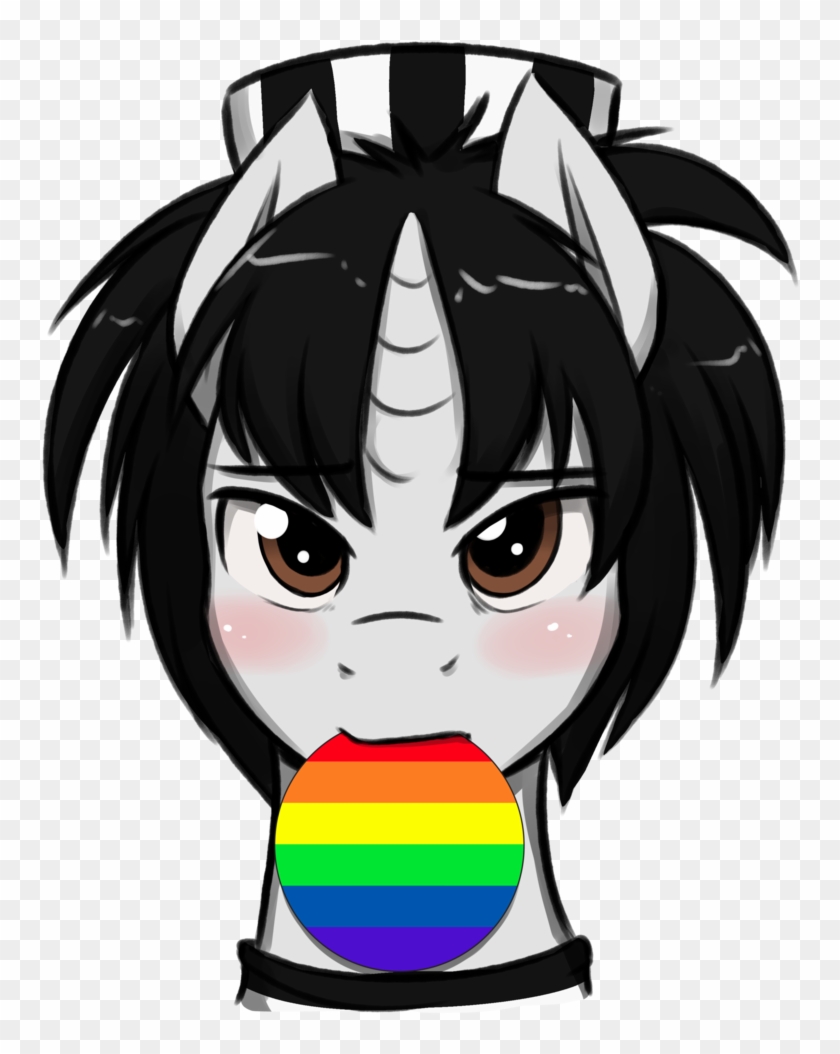 Jcosneverexisted, Blushing, Cute, Gay Pride Flag, Lgbt, - Cartoon Clipart