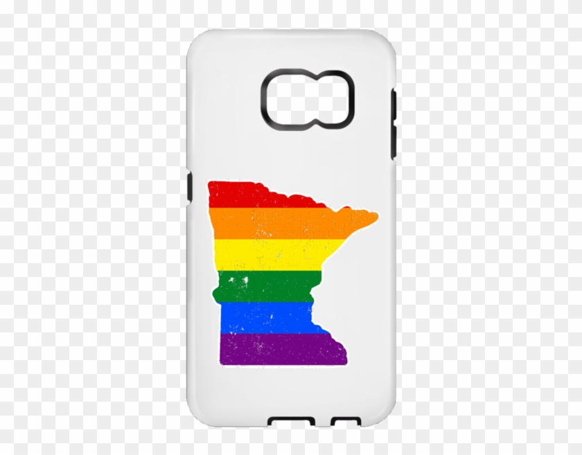 Minnesota Rainbow Flag Lgbt Community Pride Lgbt Shirts - Mobile Phone Case Clipart #1056673