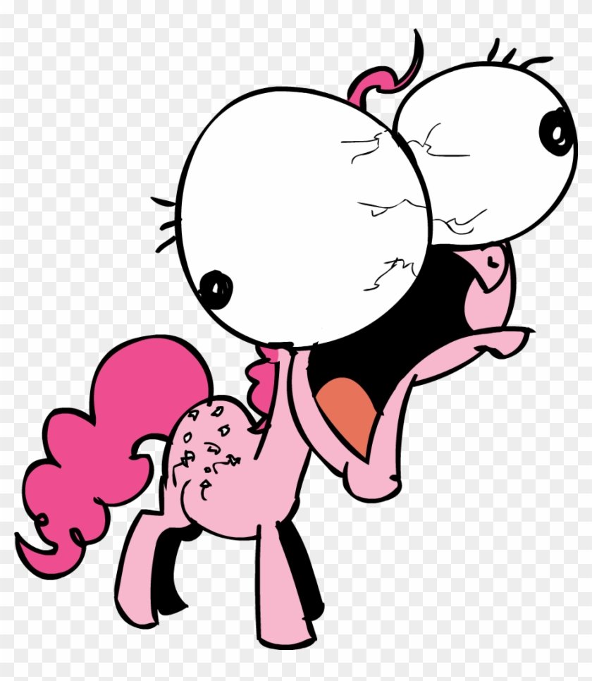Cartoony, Eye Pop, Pinkie Pie, Popped Balloons, Safe, - Cartoon Clipart #1056675
