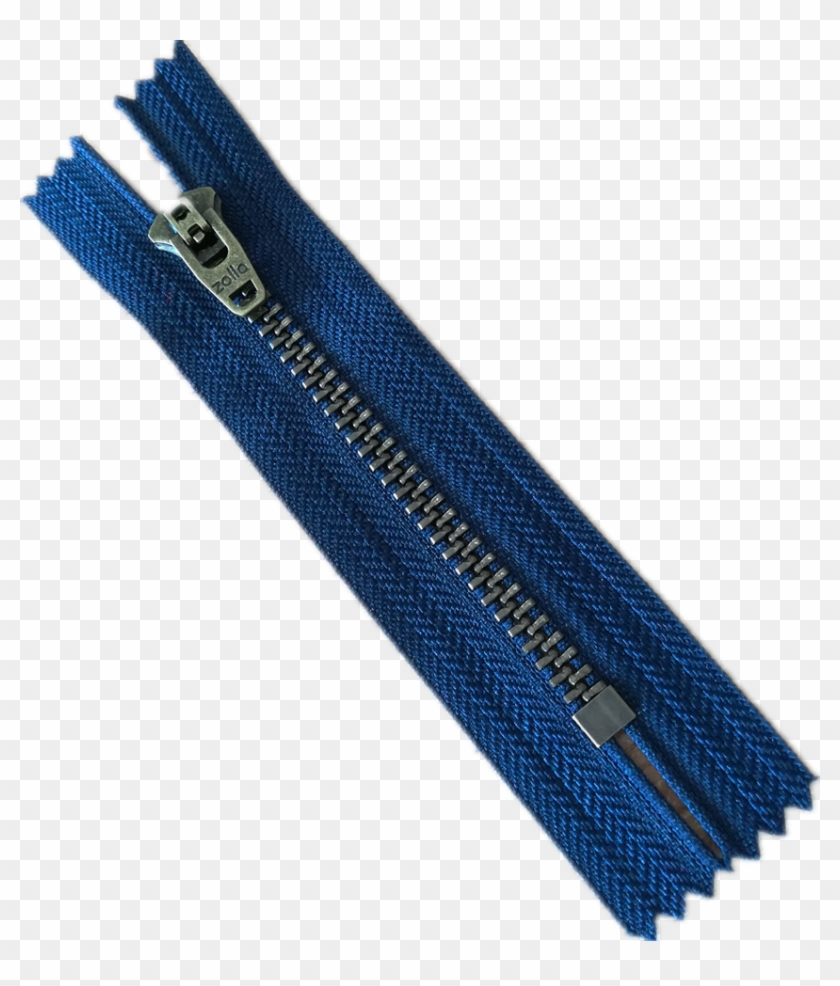 Metal Zipper Gold Teeth With Slider, Metal Zipper Gold - Zipper Clipart