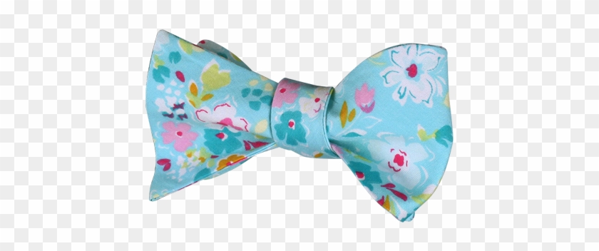 Blue Sky Floral W/ Pocket Square - Silk Clipart #1057808